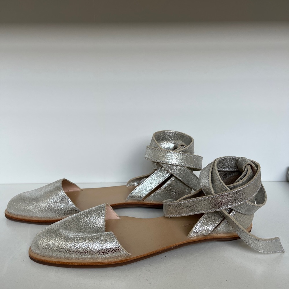 Loeffler Randall Dina D'Orsay Wrap Tie Flats